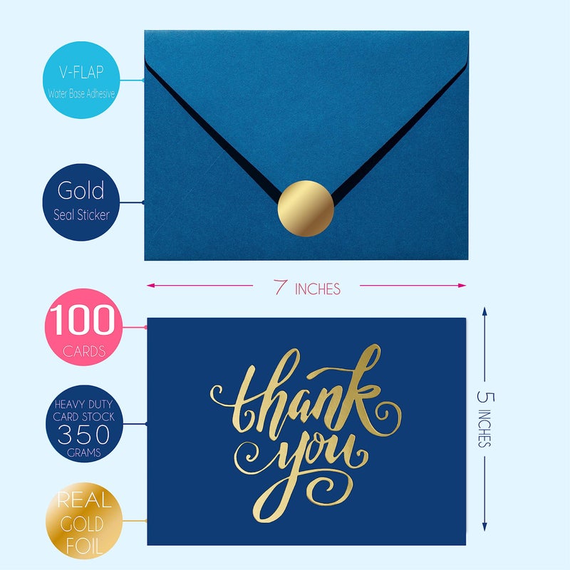 Janvale 100 All Occasion Cards Assortment Box with Color Envelopesï¼ŒAll Occasion Cards Set with Greeting Inside, Large 5 x 7 inch Cards with Stickers and Dividers - Image 3